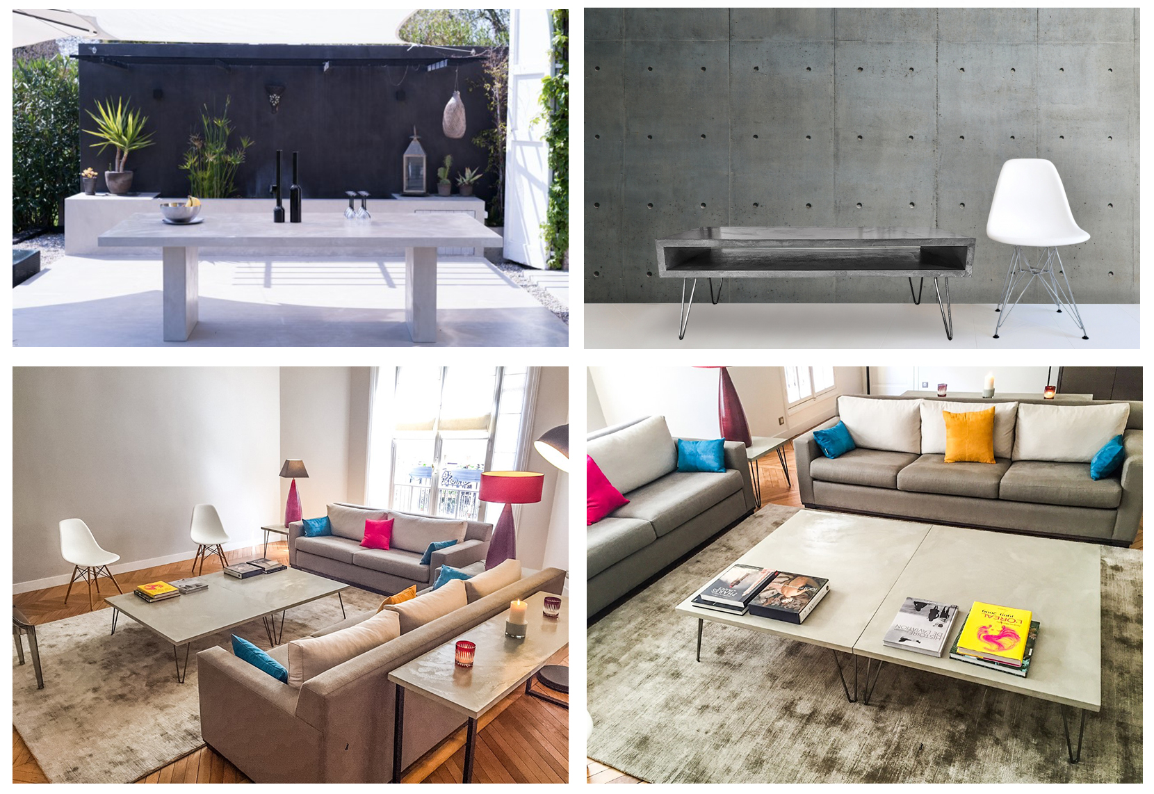 0 GROUPE MEUBLE BETON CIRE