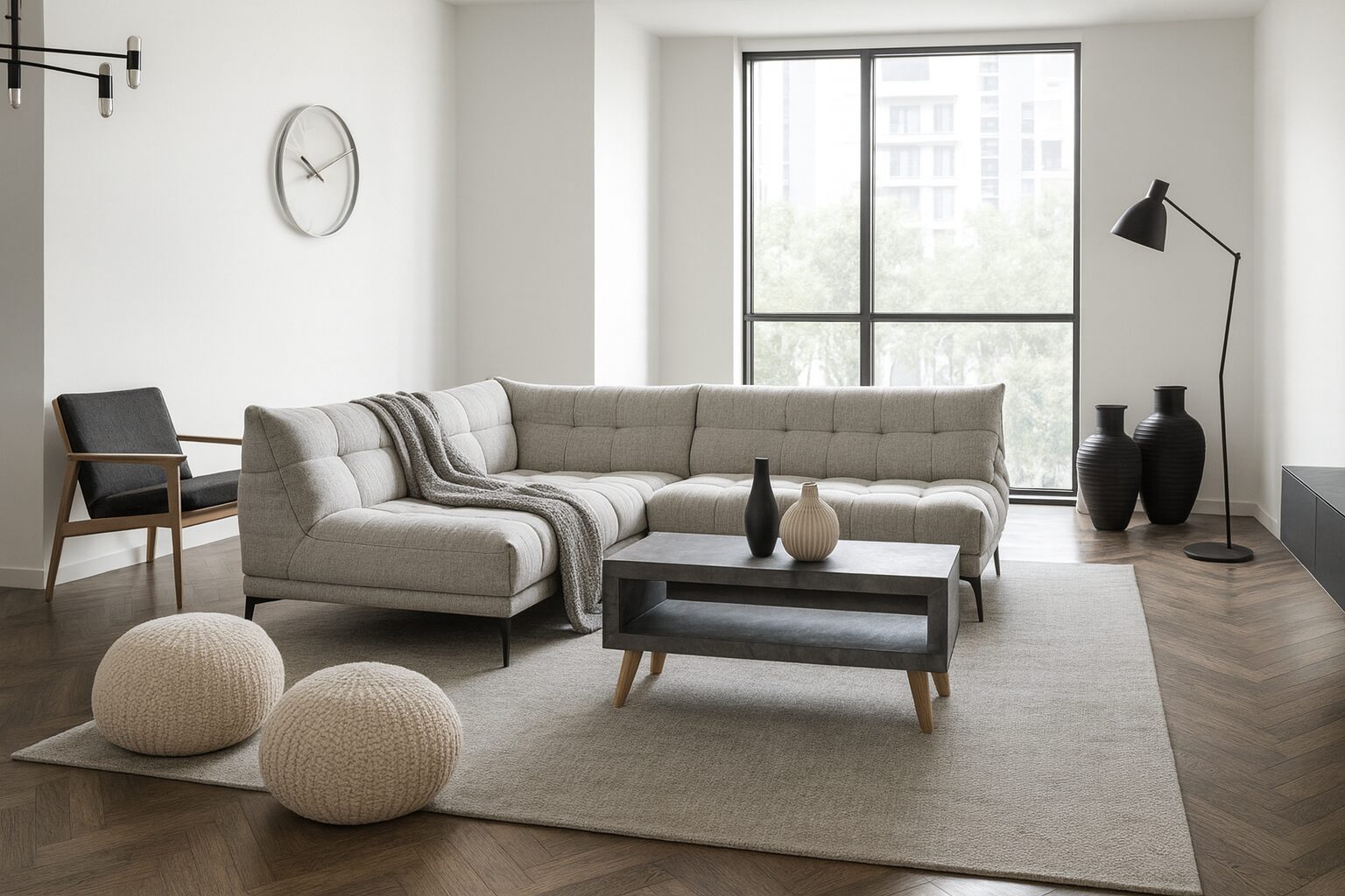 Ultra pratique et design déterminé pour ce meuble en niche.<br />
Proposé avec piètement en épingles acier<br />
Declinable en meuble tv ou meuble d’appoint<br />
Table basse béton ciré personnalisable<br />
