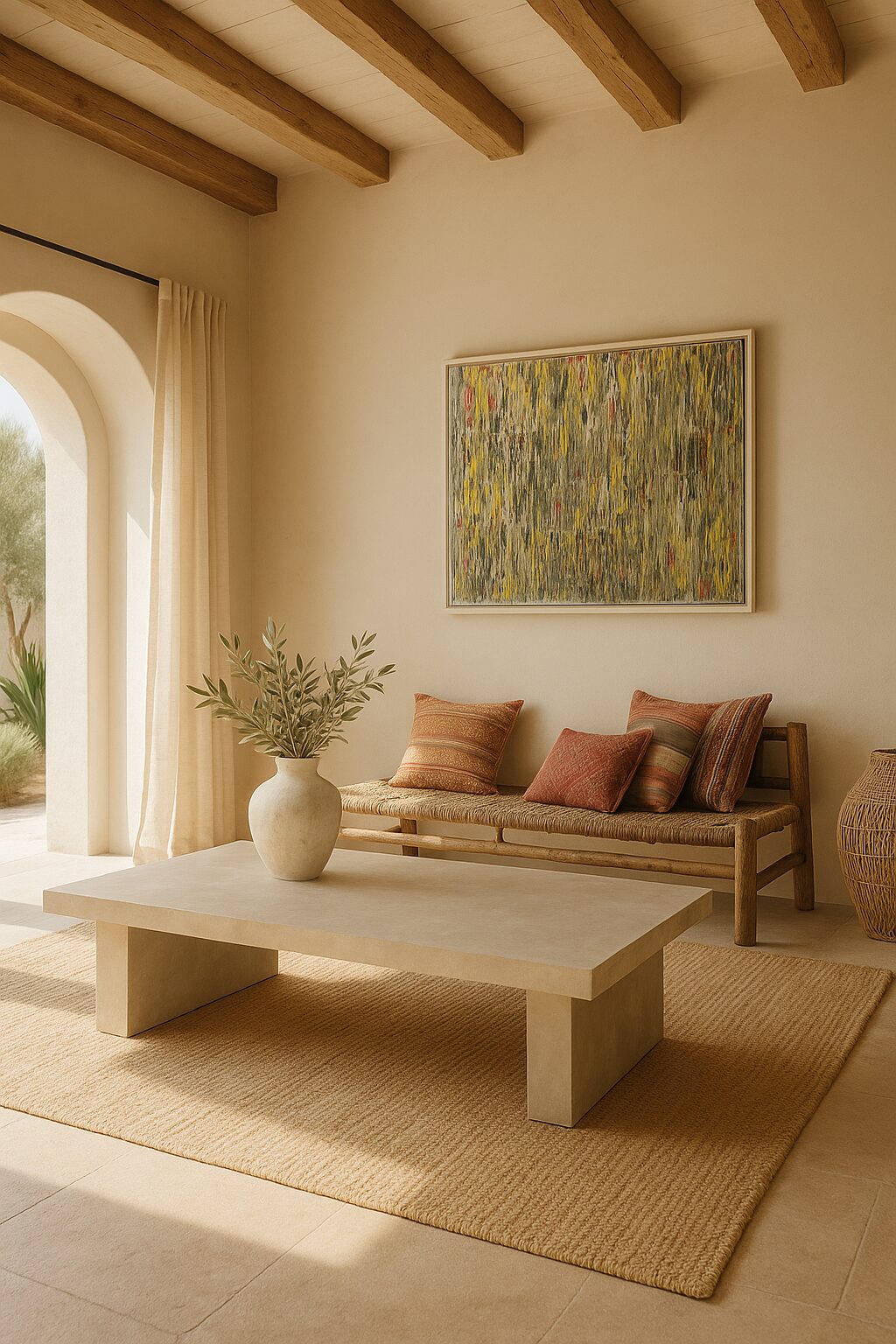 Table basse béton ciré réalisé à la main et personnalisable.<br />
L’atelier Place est spécialisé dans la réalisation de mobilier d’intérieur sur mesure en béton ciré.