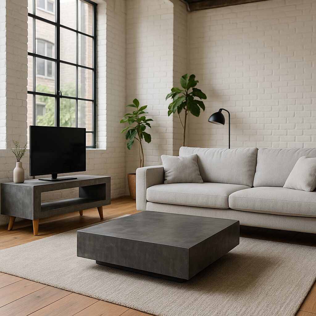 L’atelier Place est spécialisé dans la réalisation de mobilier sur mesure en béton ciré