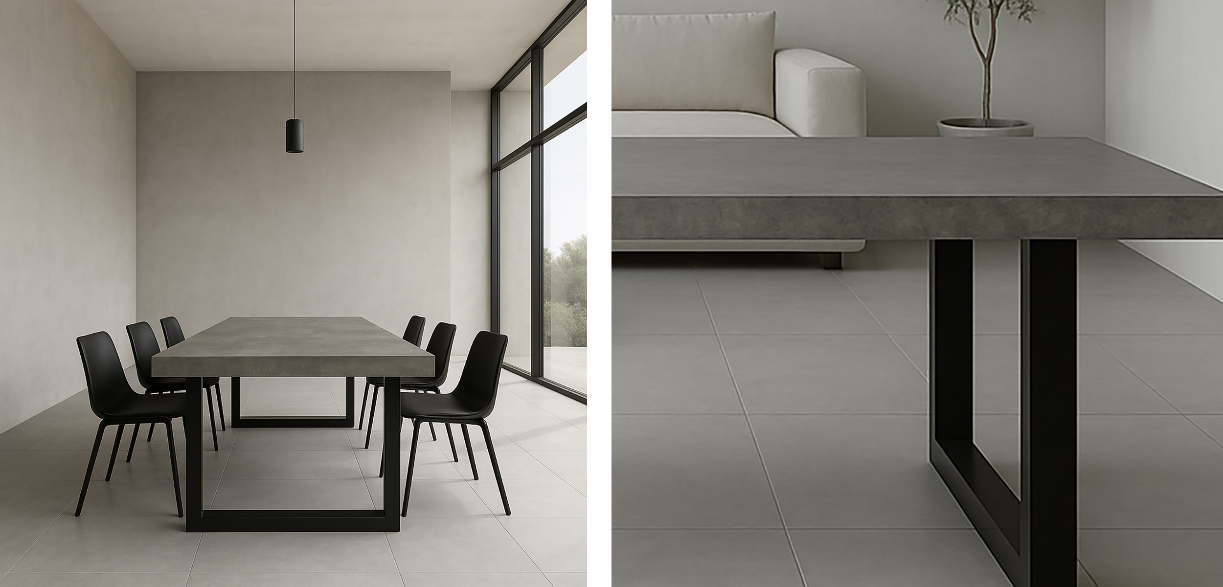 L’atelier Place est spécialisé dans la réalisation de mobilier d’intérieur<br />
sur mesure en béton ciré.<br />
