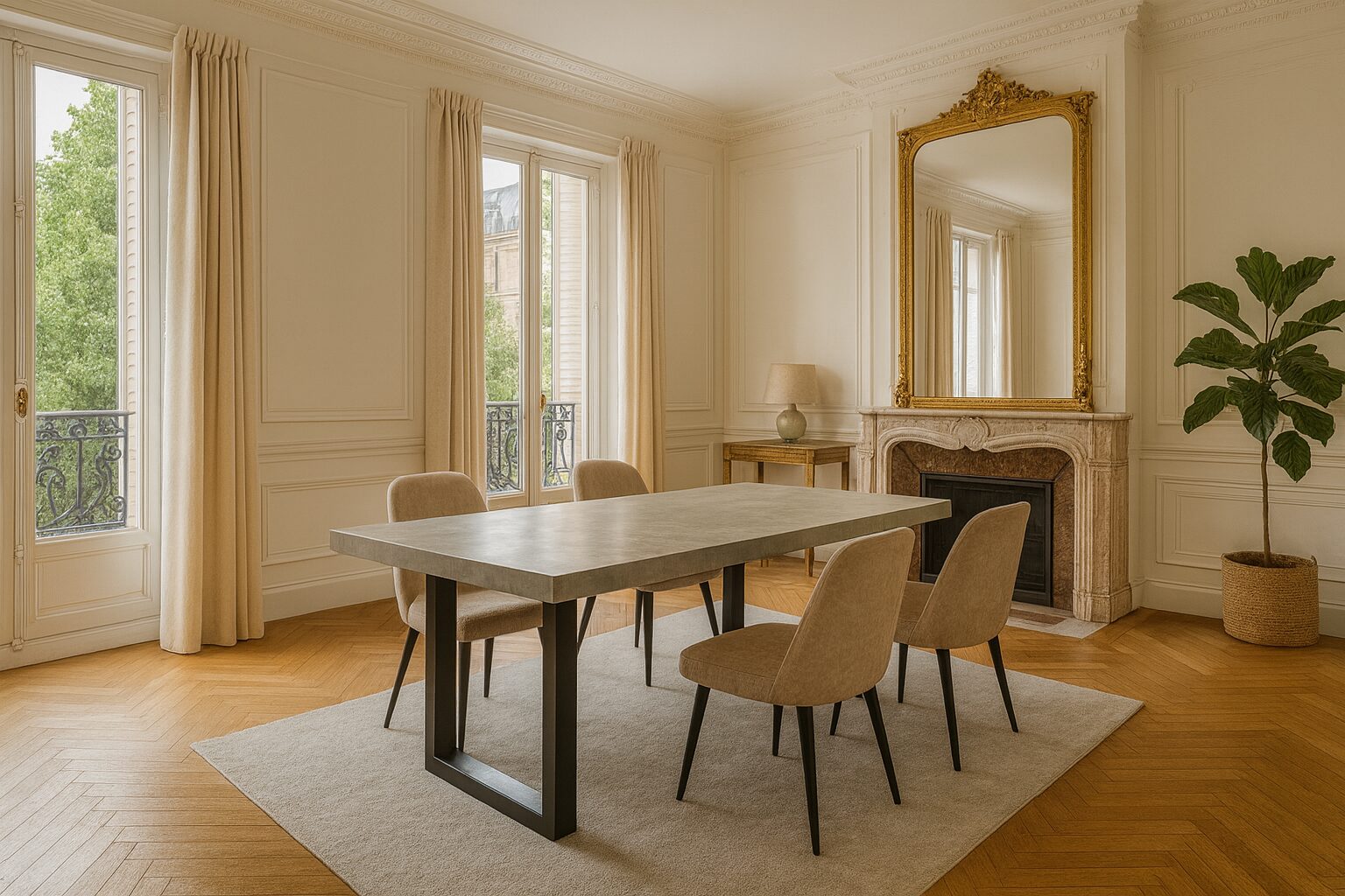 L’atelier Place est spécialisé dans la réalisation de mobilier d’intérieur<br />
sur mesure en béton ciré.<br />
