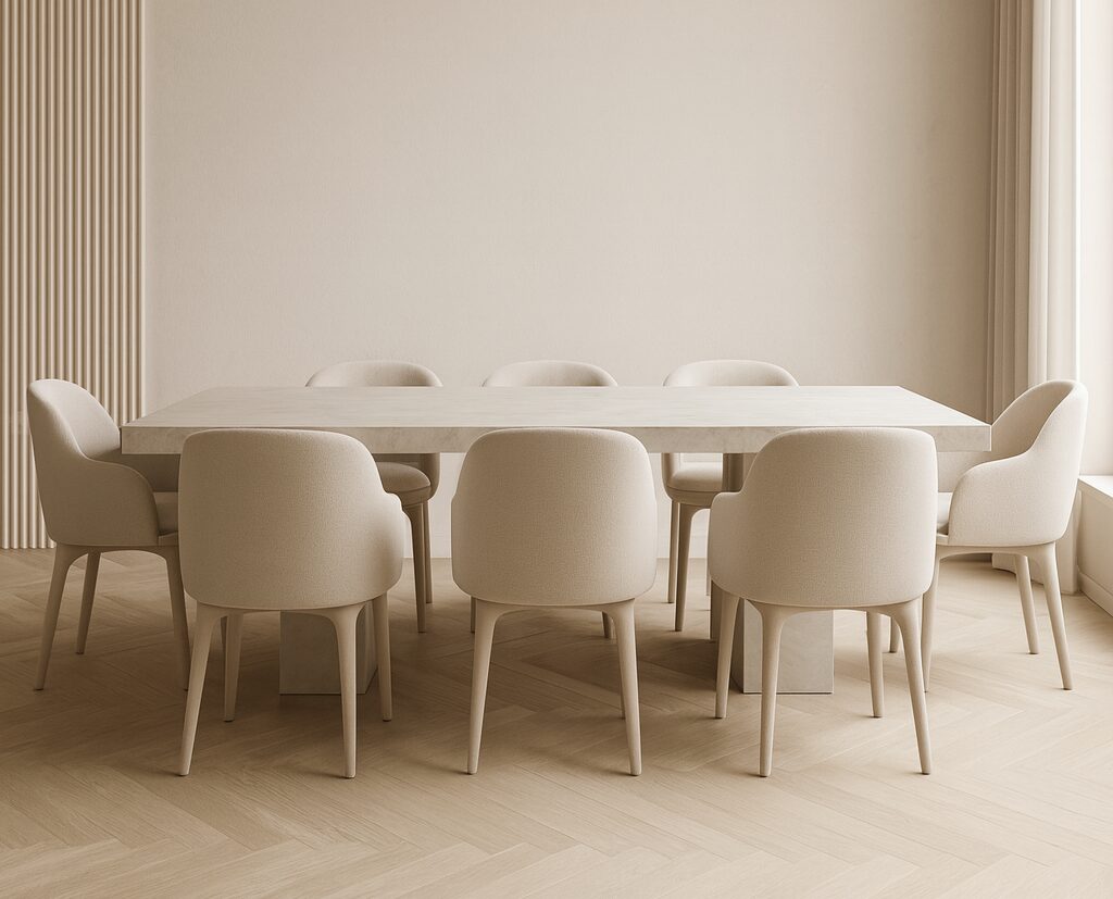 L’atelier Place est spécialisé dans la réalisation de mobilier sur mesure en béton ciré. Table béton ciré sur mesure