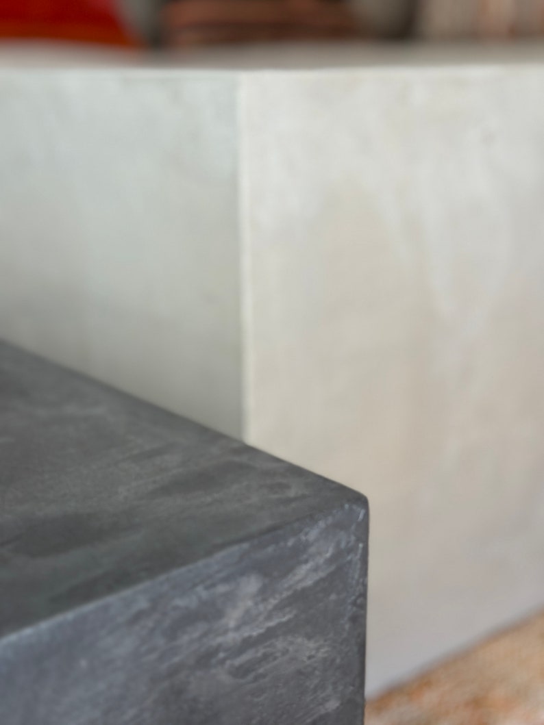 Meuble béton ciré en cube – Image 8