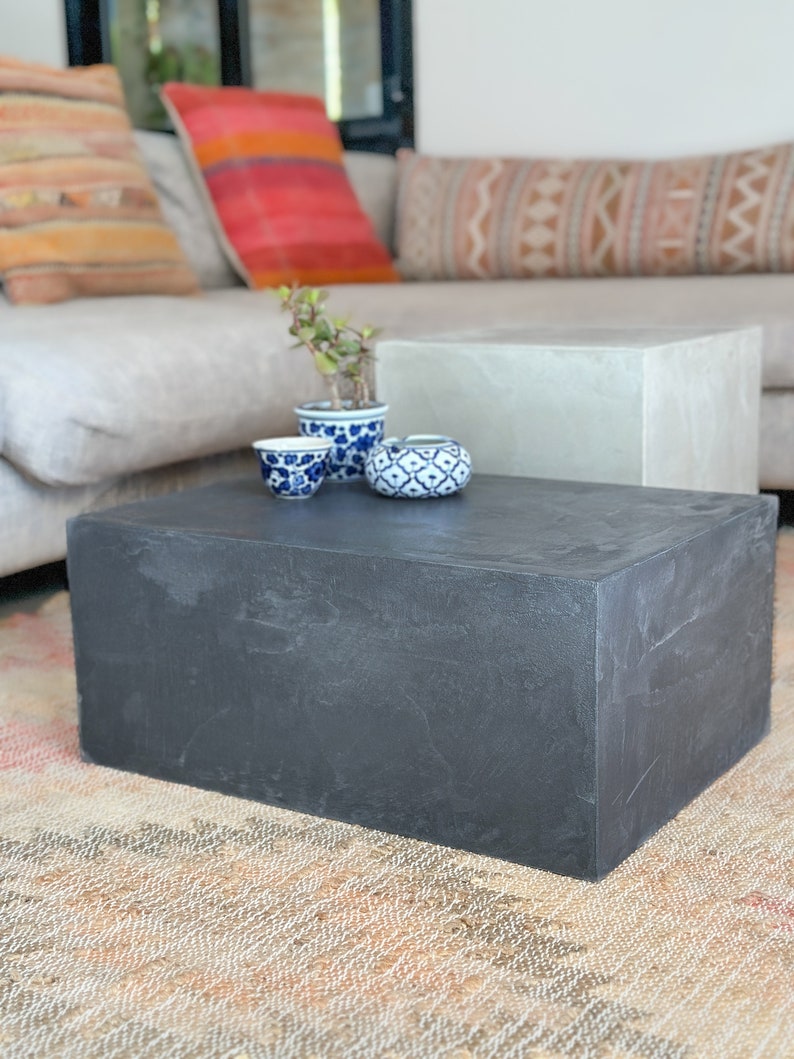 Meuble béton ciré en cube – Image 5