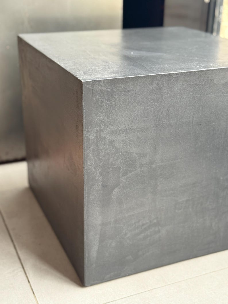 Meuble béton ciré en cube – Image 10