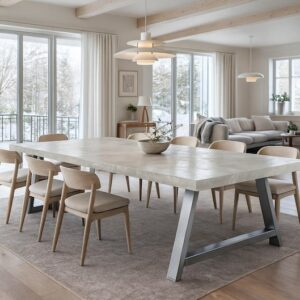 Table beton cire sur mesure